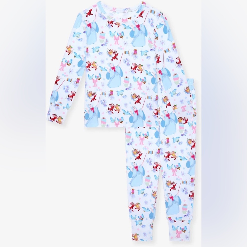 NWT & NIB: Sz 7/8 Posh Peanut Disney Princess Cinderella Friends Pajama Set